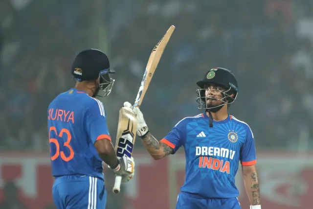 Kishan’s Maiden T20I Century Powers India to 46-Run Win Over New Zealand