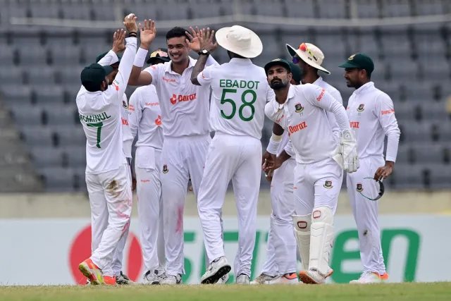 Pakistan trail Bangladesh by 46 after first innings despite Babar’s resistance