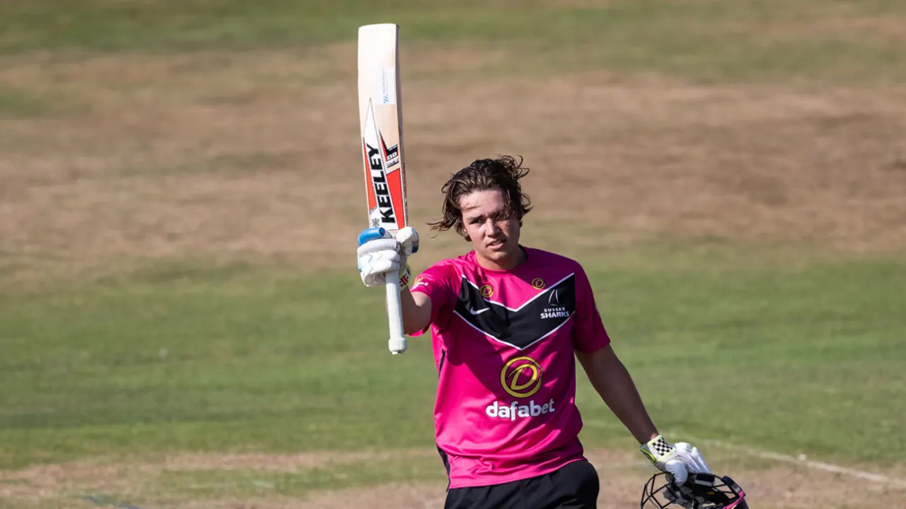 Charlie Tear’s Record-Breaking Century Powers Sussex to Commanding Victory Over Northamptonshire