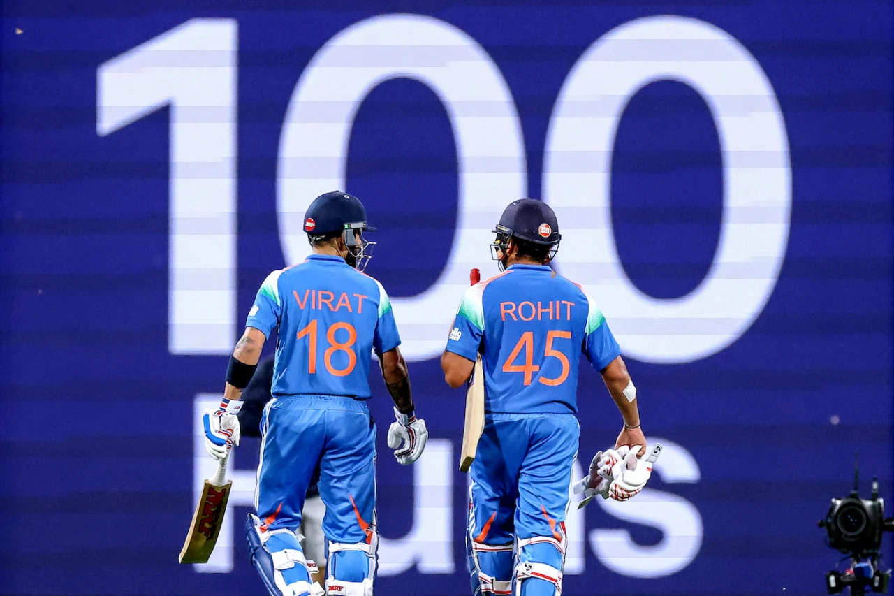 Rohit and Kohli Roll Back the Years with Vintage Sydney Stand