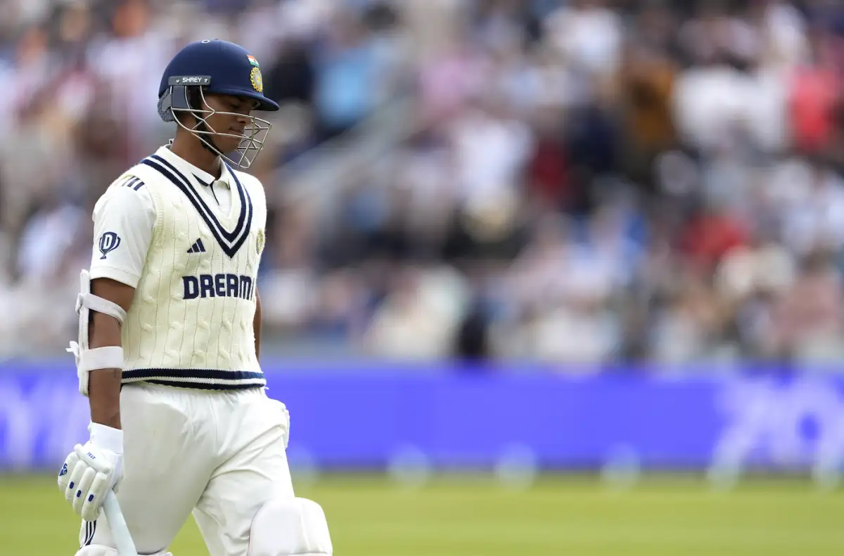Stokes Strikes Before Tea as Jaiswal Falls for 87; India 182 for 3 at Break