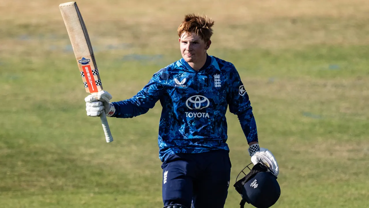 Thomas Rew’s Record-Breaking Century Powers England U19s to Thrilling One-Wicket Win Over India