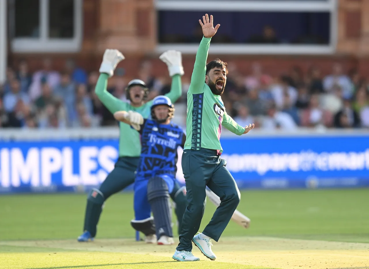 Rashid Khan, Sam Curran Star as Oval Invincibles Demolish London Spirit in Hundred Opener