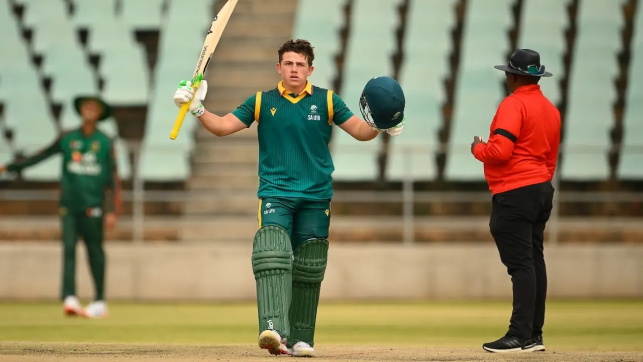 Jorich Van Schalkwyk Becomes First to Score Double Century in Men’s Youth ODIs