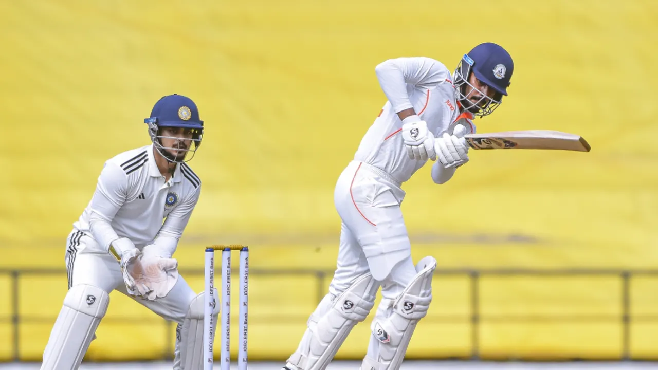 Taide’s Century Anchors Vidarbha on Day 1 of Irani Cup; Suthar, Akash Deep Shine with the Ball
