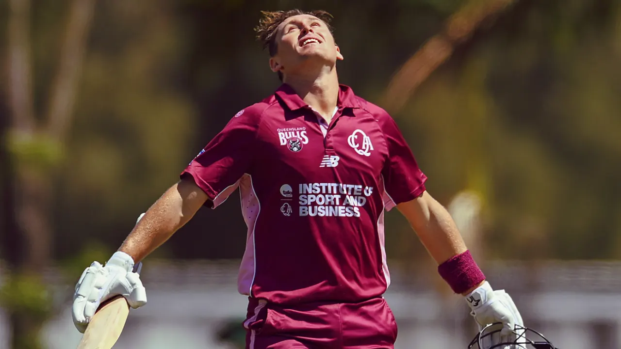 Ward's Maiden Ton Outshines Labuschagne's Brilliance as Tasmania Defeat Queensland in One-Day Cup