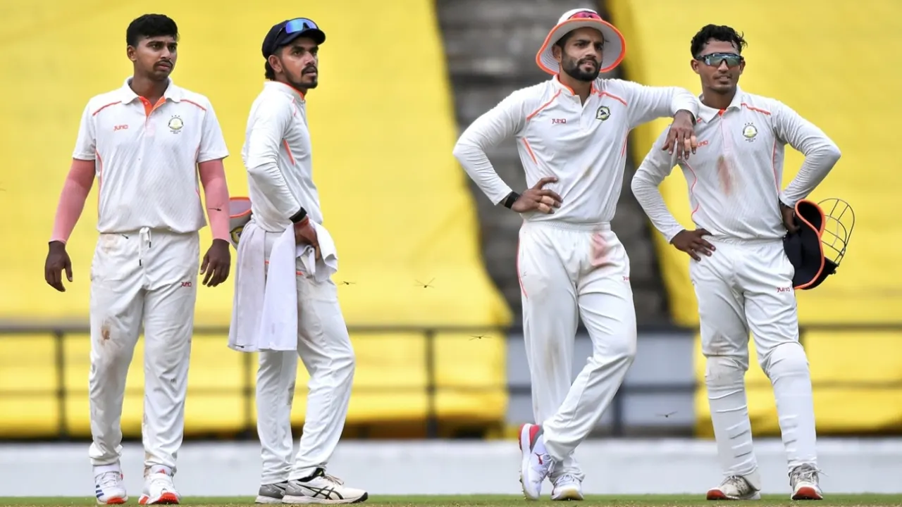 Vidarbha Set Rest of India 361-Run Target, Land Early Blows in Irani Cup Final