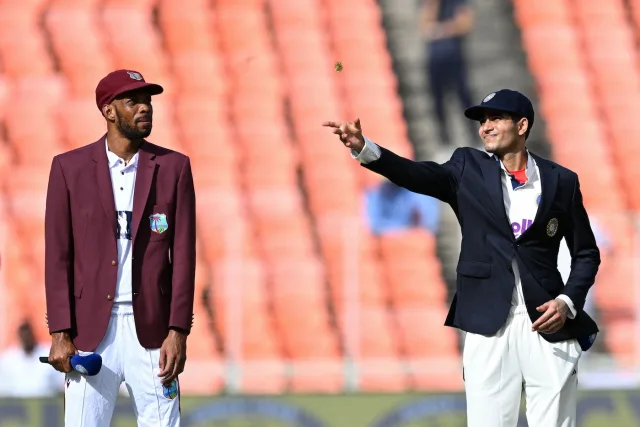 Debutants Layne and Pierre Feature as West Indies Elect to Bat First Against India in Ahmedabad Test