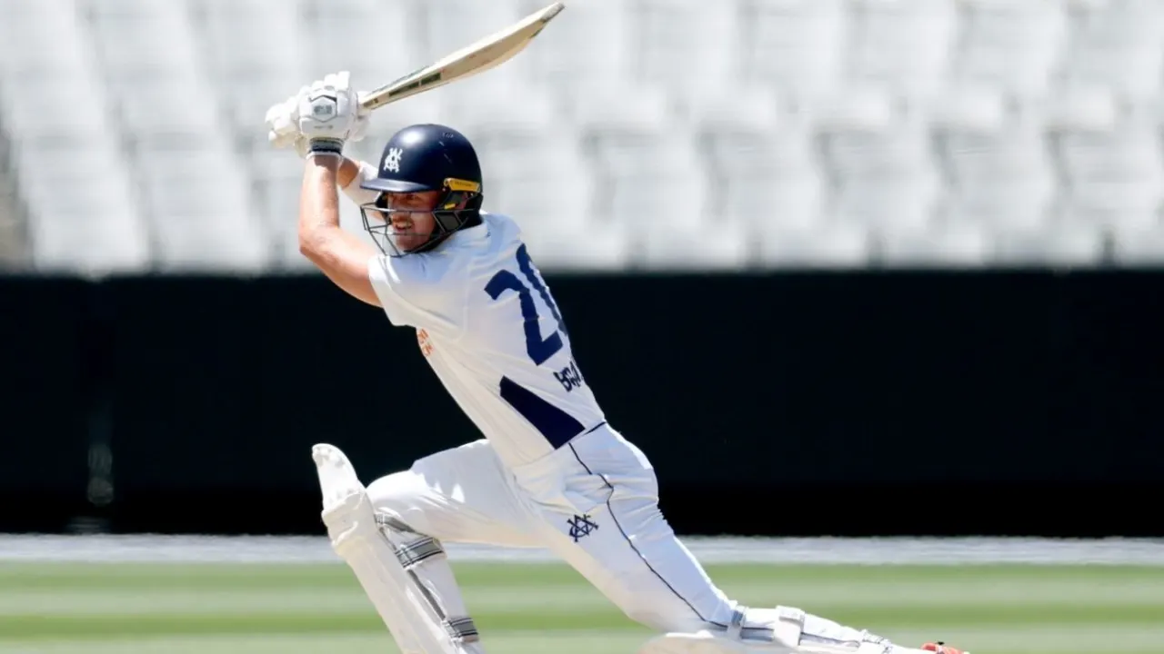 Brasher’s Unbeaten Fifty Keeps Victoria in the Hunt Against Queensland