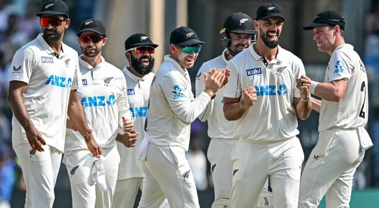 New Zealand Achieves Historic 3-0 Test Series Sweep Against India